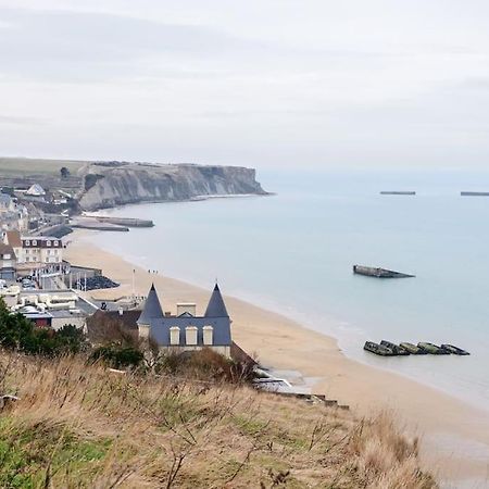 Le Joffre - Studio Sur La Digue En Centre Ville Arromanches-les-Bains Eksteriør billede